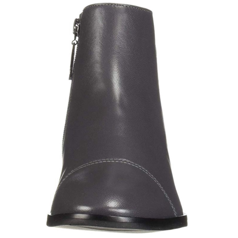 Charcoal Nubuck Napa Leather Chelsea Ankle Boots - Picture 9 of 10